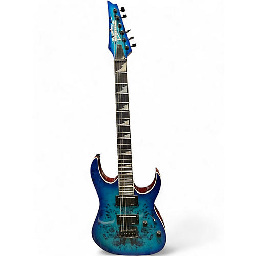 Ibanez Used Ibanez GRGR221PA AQUA BURST Solid Body Electric Guitar AQUA BURST