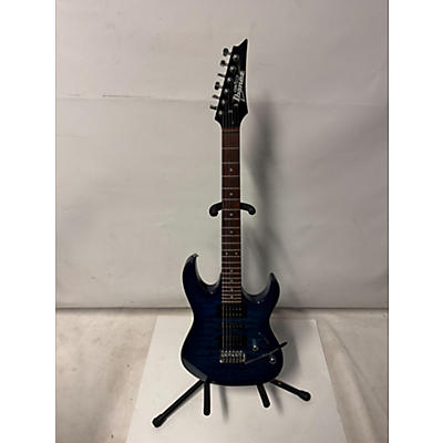 Ibanez Used Ibanez GRX70QA Blue Burst Solid Body Electric Guitar