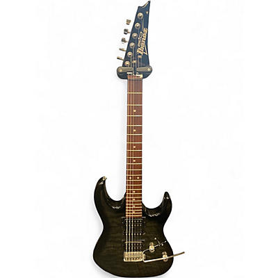 Used Ibanez GRX70QA GIO RX Series Transparent Green Burst Solid Body Electric Guitar