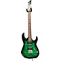 Used Ibanez Used Ibanez GRX70QA Green Burst Solid Body Electric Guitar green burst