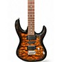 Used Ibanez GRX70QA Sunburst Solid Body Electric Guitar Sunburst