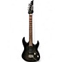 Used Ibanez GRX70QA Trans Black Solid Body Electric Guitar Trans Black