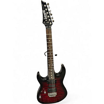 Used Ibanez GRX70QA Trans Red Electric Guitar