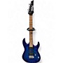 Used Ibanez GRX70QA Transparent Blue Burst Solid Body Electric Guitar Transparent Blue Burst