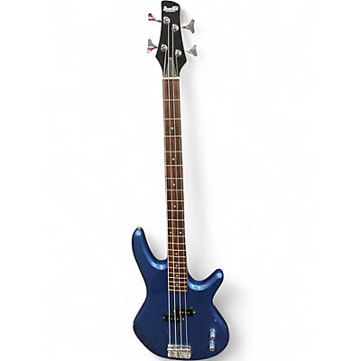 Used Ibanez GSR100 Blue Electric Bass Guitar