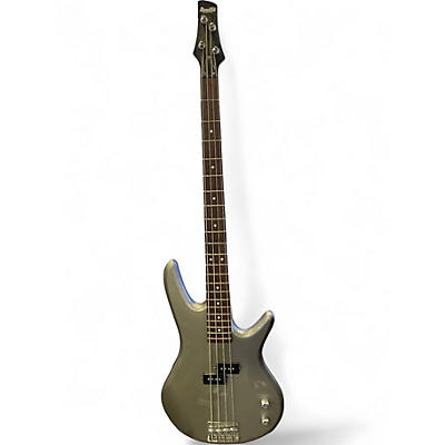 Used Ibanez GSR100 Silver Electric Bass Guitar