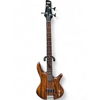 Used Ibanez GSR100EX Natural Electric Bass Guitar