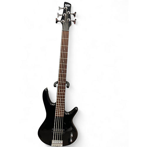 Used Ibanez GSR105EX 5 String Black Electric Bass Guitar Black