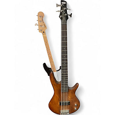 Used Ibanez GSR105EX 5 String Walnut Electric Bass Guitar