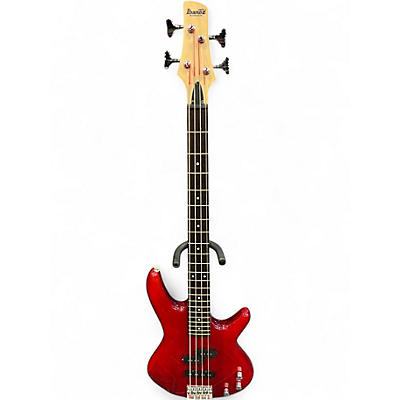 Used Ibanez GSR190 Red Electric Bass Guitar