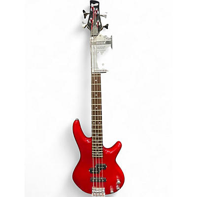 Used Ibanez GSR190 Red Electric Bass Guitar