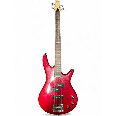 Used Ibanez GSR190 Trans Red Electric Bass Guitar