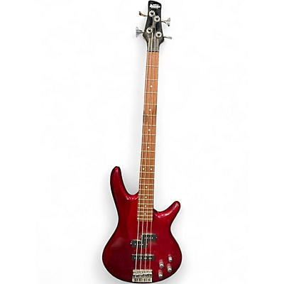 Used Ibanez GSR200 Candy Apple Red Electric Bass Guitar