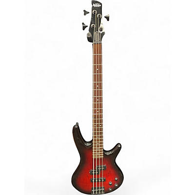 Used Ibanez GSR200 Candy Red Burst Electric Bass Guitar