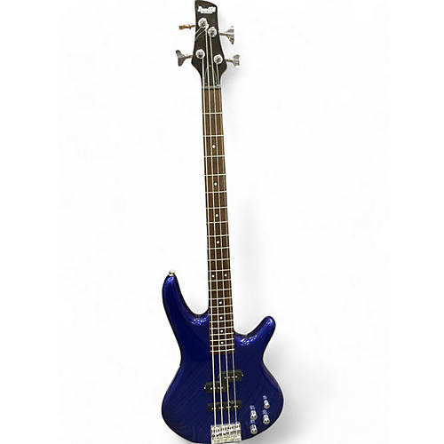 Ibanez Used Ibanez GSR200 Electron Blue Metallic Electric Bass Guitar Electron Blue Metallic