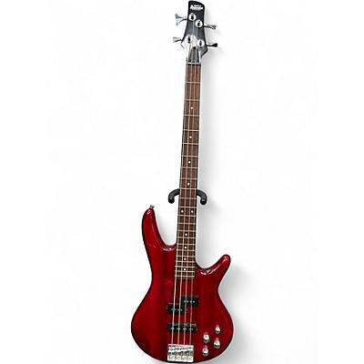 Used Ibanez GSR200 RED STAIN Electric Bass Guitar