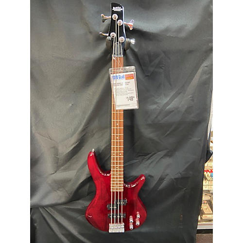 Ibanez Used Ibanez GSR200 Red Electric Bass Guitar Red