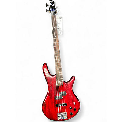 Used Ibanez GSR200 Red Electric Bass Guitar