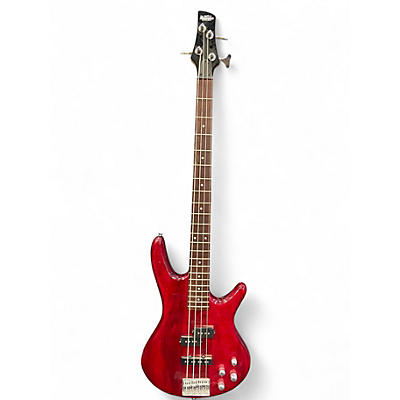 Used Ibanez GSR200 Red Electric Bass Guitar
