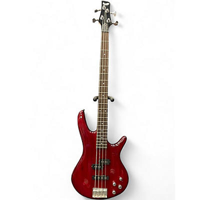 Used Ibanez GSR200 Red Electric Bass Guitar