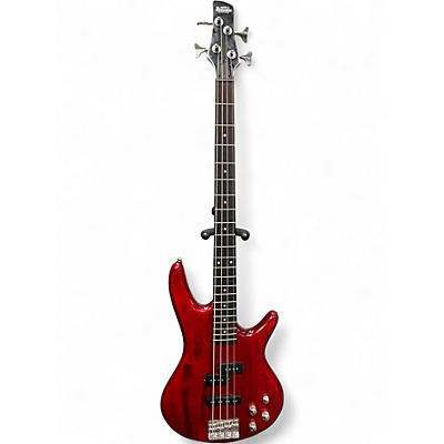 Used Ibanez GSR200 Red Electric Bass Guitar