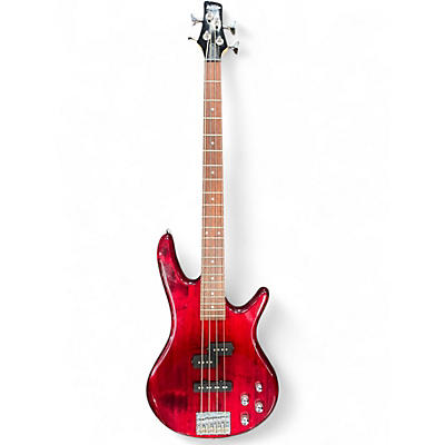Used Ibanez GSR200 Red Electric Bass Guitar