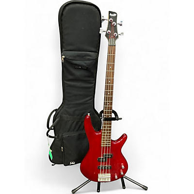 Used Ibanez GSR200 Red Electric Bass Guitar
