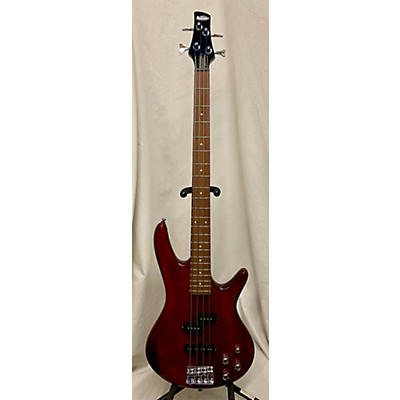 Ibanez Used Ibanez GSR200 Trans Red Electric Bass Guitar