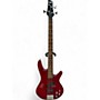 Used Ibanez GSR200 Trans Red Electric Bass Guitar Trans Red