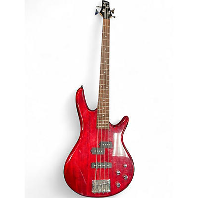 Used Ibanez GSR200 Wine Red Electric Bass Guitar