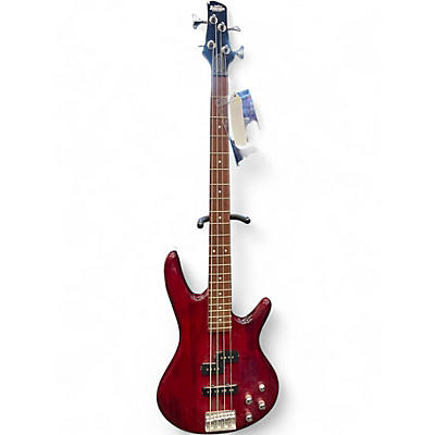 Used Ibanez GSR200 Wine Red Electric Bass Guitar