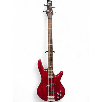 Used Ibanez GSR200 red Electric Bass Guitar