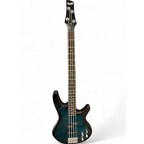 Ibanez Used Ibanez GSR200FM Transparent Marine Burst Electric Bass Guitar Transparent Marine Burst