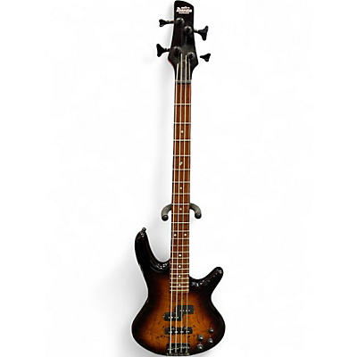 Used Ibanez GSR200SM Brown Burst Electric Bass Guitar