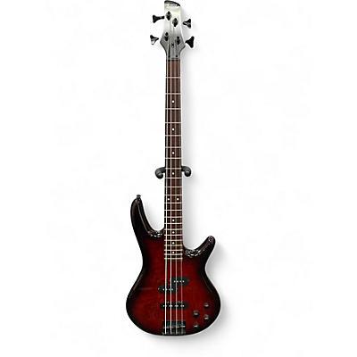Used Ibanez GSR200SM Brown Electric Bass Guitar