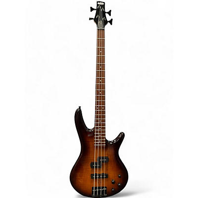 Used Ibanez GSR200SM Brown Sunburst Electric Bass Guitar