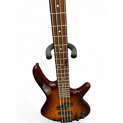 Used Ibanez GSR200SM Brown Sunburst Electric Bass Guitar