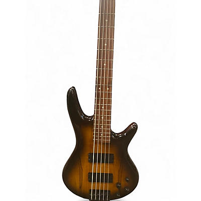 Used Ibanez GSR205 5 String 2 Color Sunburst Electric Bass Guitar