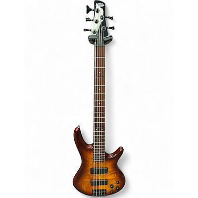 Used Ibanez GSR205 5 String 2 Color Sunburst Electric Bass Guitar