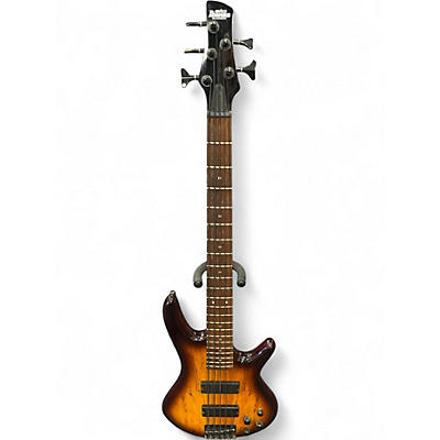 Used Ibanez GSR205 5 String 2 Color Sunburst Electric Bass Guitar