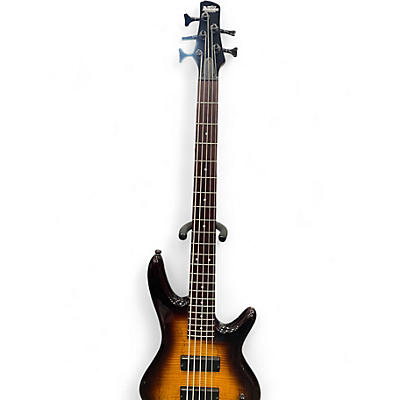 Used Ibanez GSR205 5 String 2 Color Sunburst Electric Bass Guitar