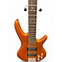 Used Ibanez GSR205 5 String Amber Electric Bass Guitar Amber