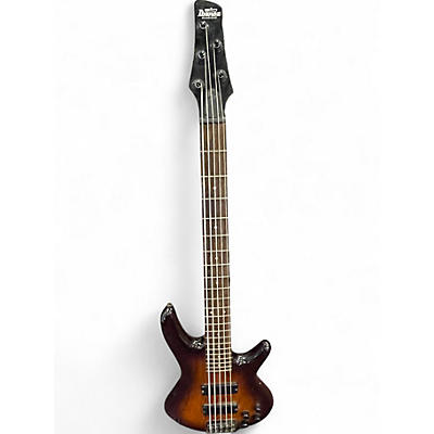 Used Ibanez GSR205 5 String Brown Burst Electric Bass Guitar