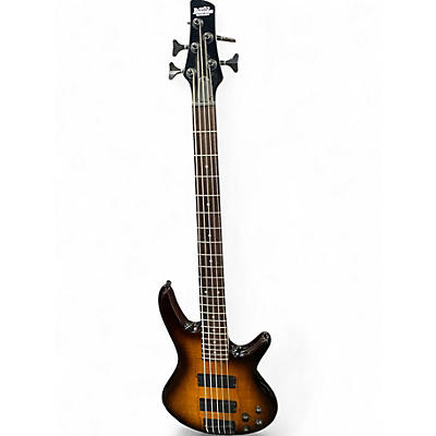 Used Ibanez GSR205 5 String Brown Electric Bass Guitar