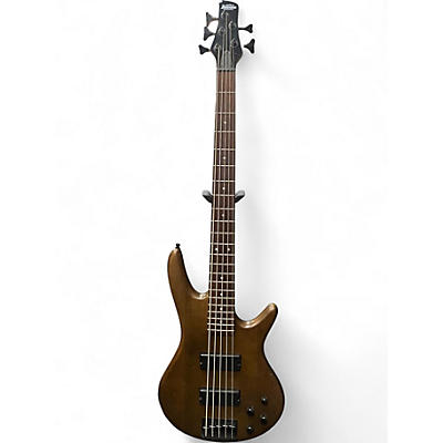 Used Ibanez GSR205 5 String Brown Electric Bass Guitar
