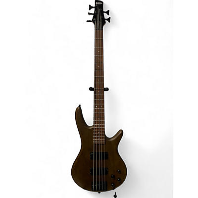 Used Ibanez GSR205 5 String Flat Walnut Electric Bass Guitar