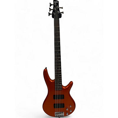 Ibanez Used Ibanez GSR205 5 String METALLIC ORANGE Electric Bass Guitar