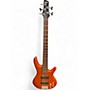 Used Ibanez GSR205 5 String Orange Electric Bass Guitar Orange
