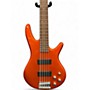 Used Ibanez GSR205 5 String Orange Electric Bass Guitar Orange