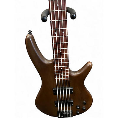 Used Ibanez GSR205 5 String SATIN WALNUT Electric Bass Guitar